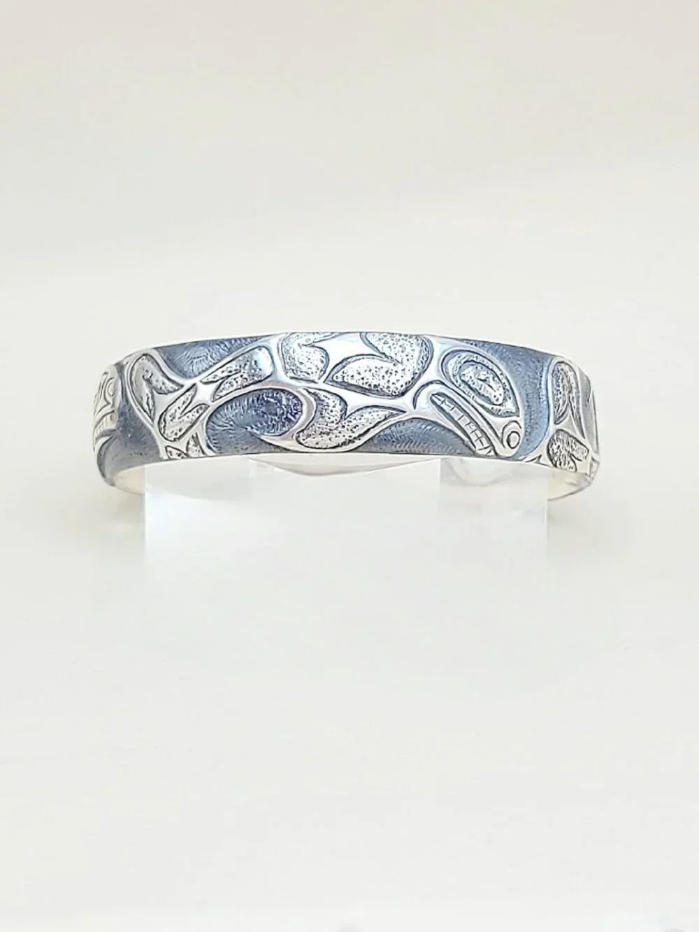 David Yurman Wide Northwest Cuff Bracelet in Sterling Silver - 17mm - 7" - Picture 7 of 13